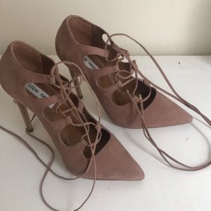Steve Madden lace up heels